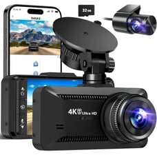 Dash Cam Front Rear 4K/1080P, Dash Camera for Cars Build in WiFi, Full HD Dash C