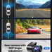 Dash Cam Front Rear 4K/1080P, Dash Camera for Cars Build in WiFi, Full HD Dash C