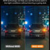 Dash Cam Front Rear 4K/1080P, Dash Camera for Cars Build in WiFi, Full HD Dash C