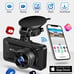 Dash Cam Front Rear 4K/1080P, Dash Camera for Cars Build in WiFi, Full HD Dash C
