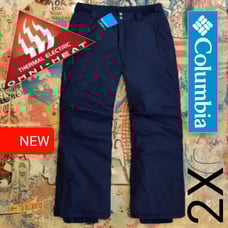 185 New Columbia Mens Shafer Canyon STRETCH Omni-Heat Ski / Snowboard Pants! 2X