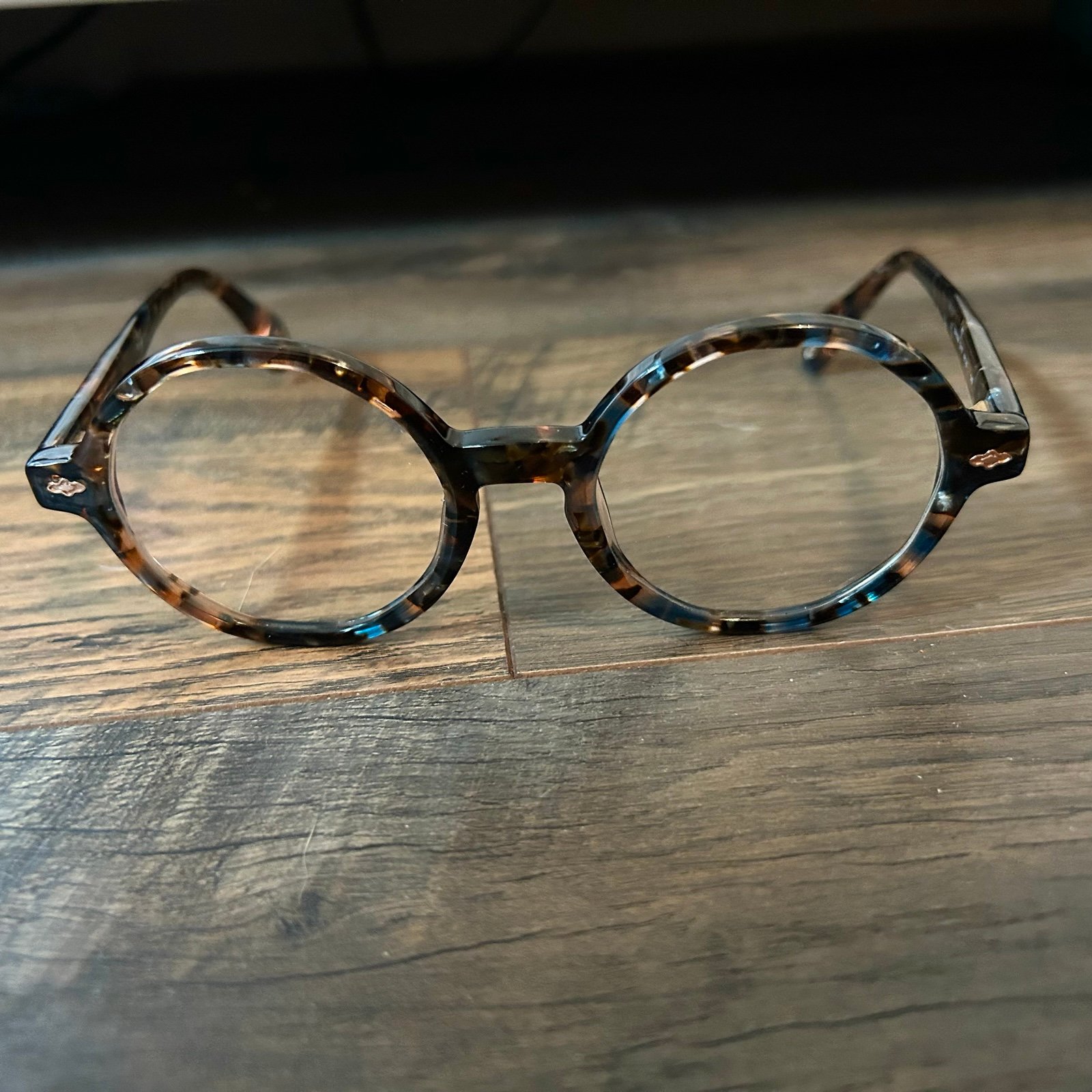 BA&SH Eyewear Seaport Spotted Blue Brown Tortoise BA1048-E416 49 20 Frames Only