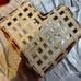 Wicker Red white & blue heart basket