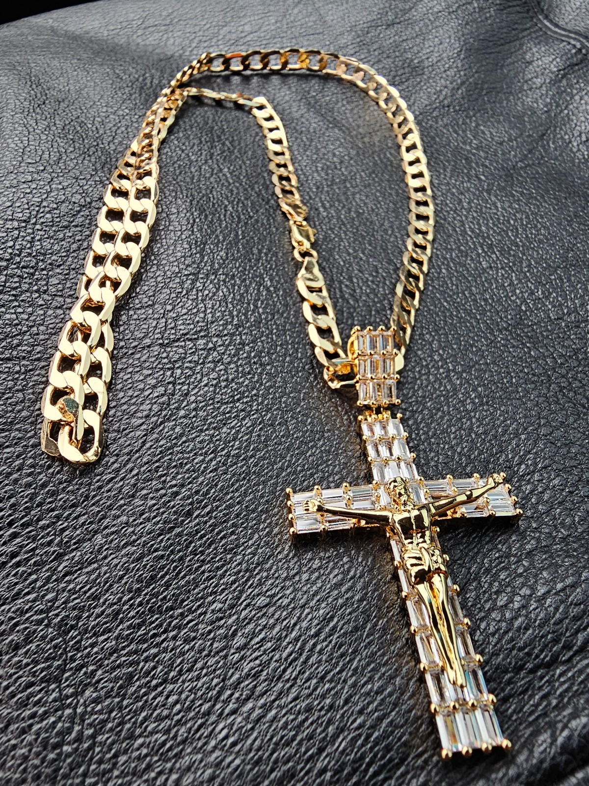 14k Gold Plated Chain And Pendant