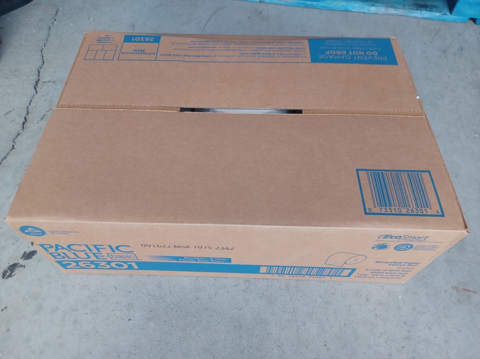 Recycled Roll Towel (6 - roll) Box