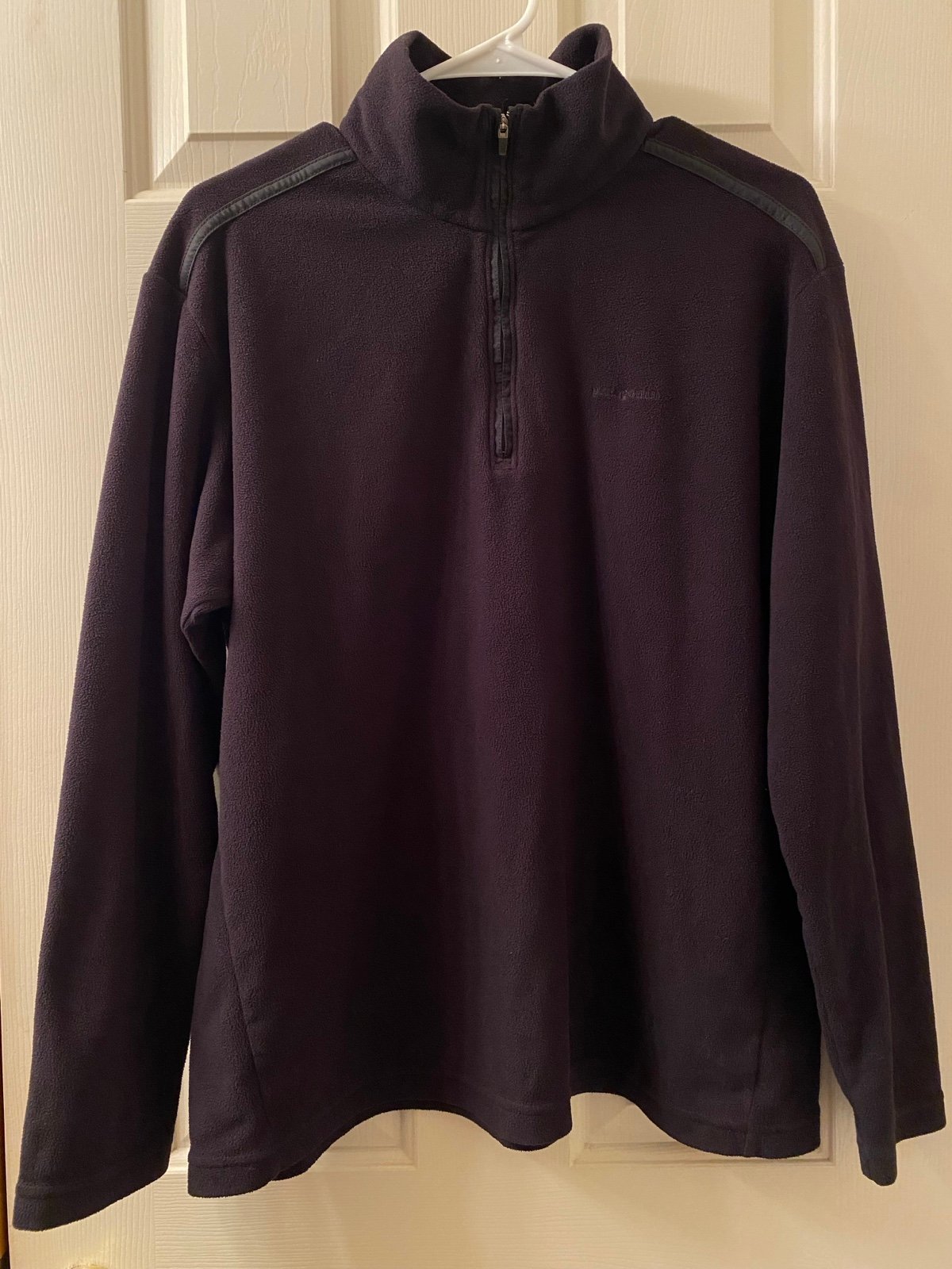 Patagonia Women’s Micro D-Luxe Quarter Zip Pullover Size XL Black
