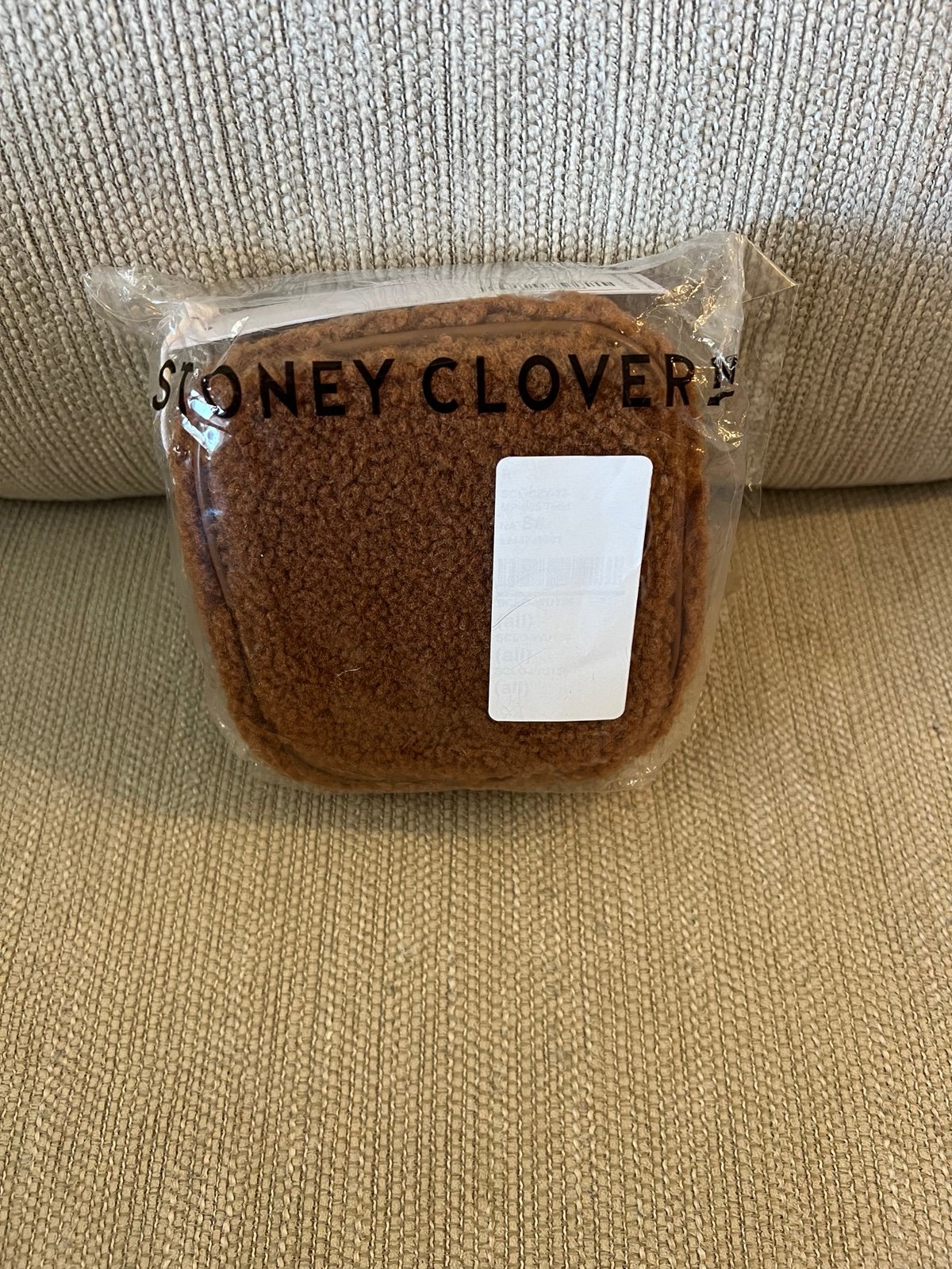 Stoney Clover Lane mini cozy teddy pouch