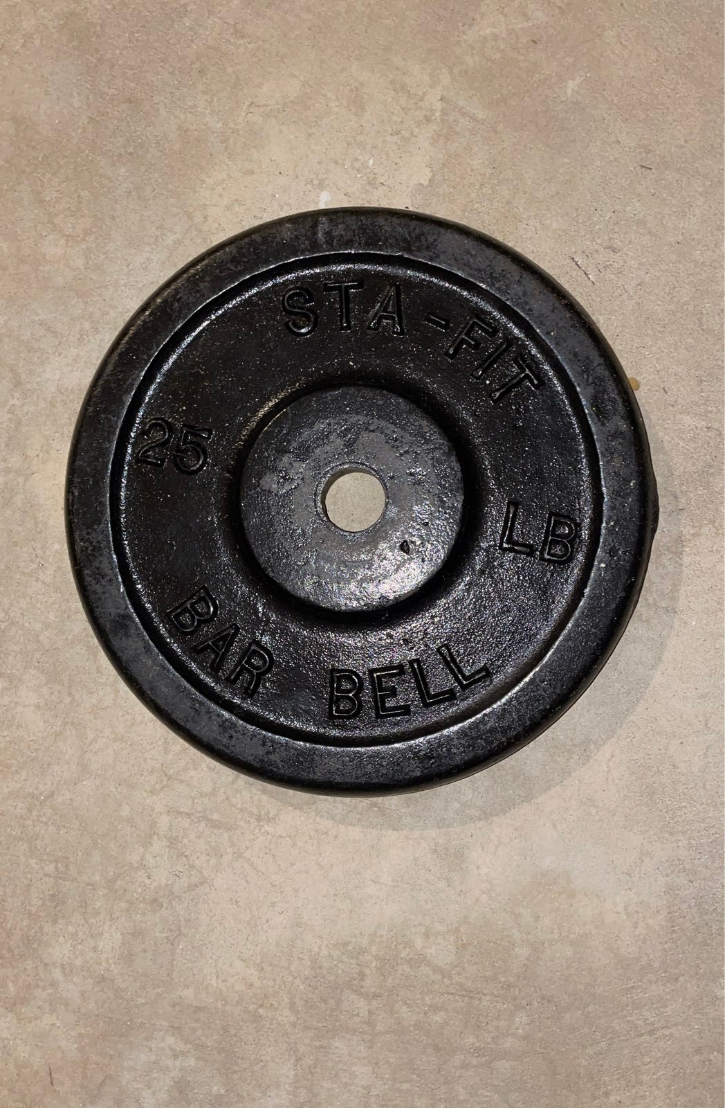 25lb standard weight plate