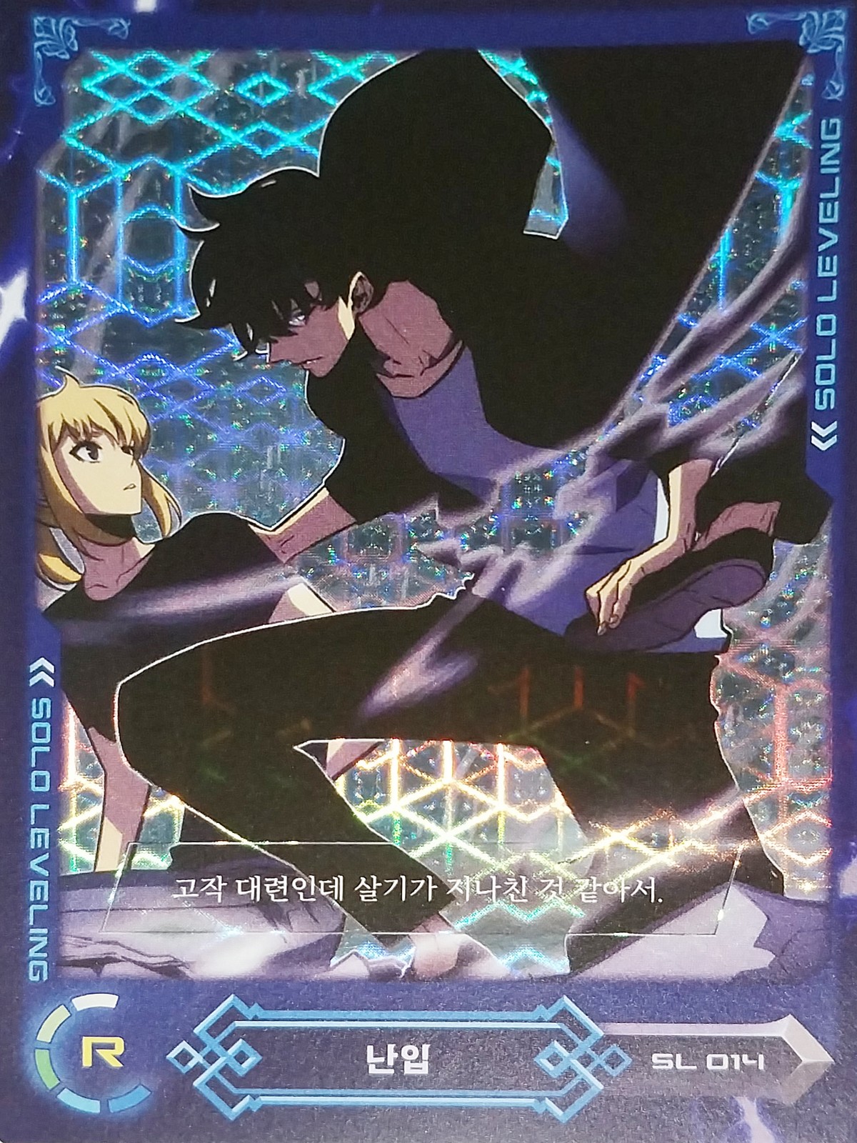 Solo Leveling -2018 Korean Holo Card - R SL014