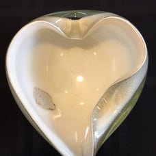 Alfredo Barbini Murano Art Glass Bowl