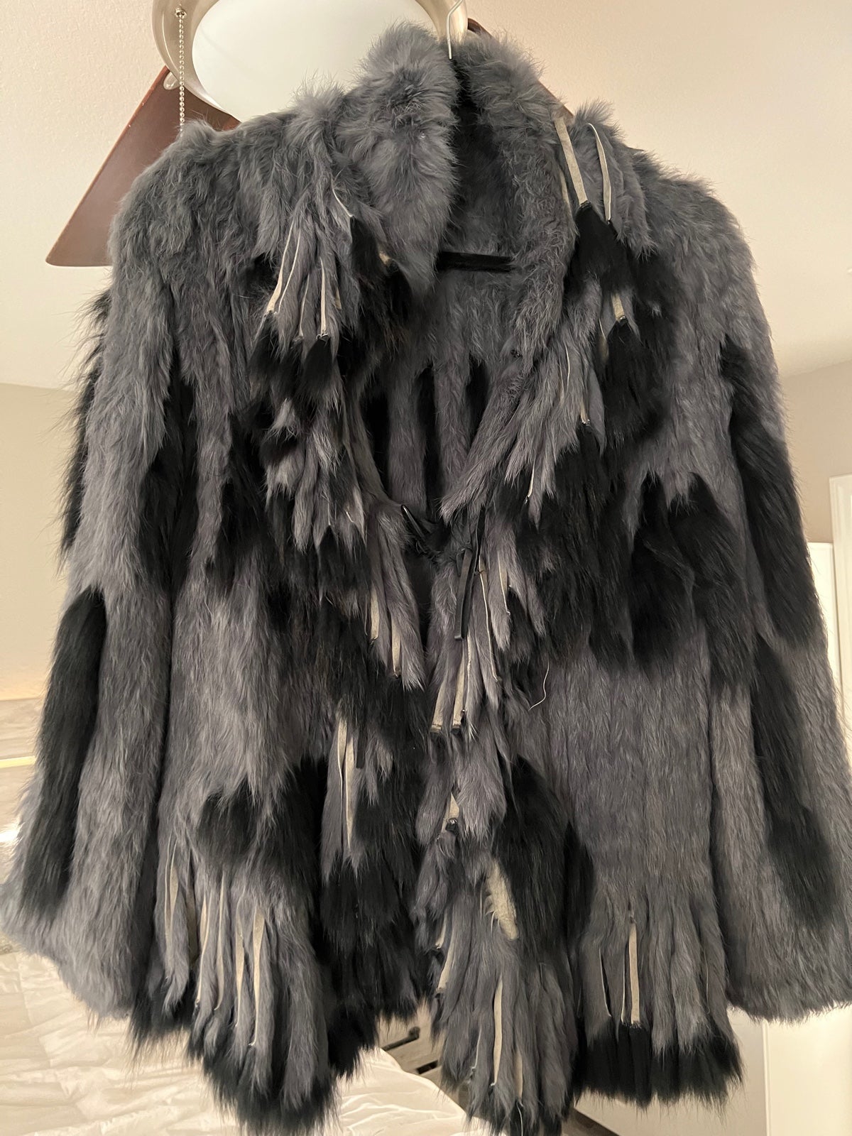 Fur coat of chinchilla