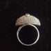 Sajen Sterling Silver Amethyst Moon Face Ring