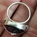 Sajen Sterling Silver Amethyst Moon Face Ring