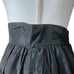 VTG 50s 60s Lee Jordan black hot pink taffeta maxi skirt formal women 26”