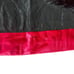 VTG 50s 60s Lee Jordan black hot pink taffeta maxi skirt formal women 26”