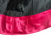 VTG 50s 60s Lee Jordan black hot pink taffeta maxi skirt formal women 26”