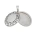 Vintage Sterling Silver 925 Oval Filigree Locket Pendant