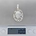 Vintage Sterling Silver 925 Oval Filigree Locket Pendant