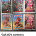 Gpk lot of 91 cards 80s themes 2018 collection