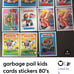 Gpk lot of 91 cards 80s themes 2018 collection