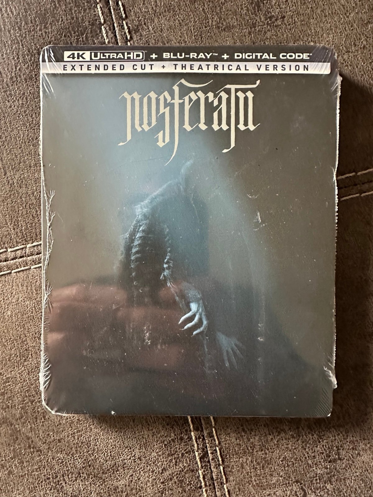 Nosferatu (2024) 4K Blu-Ray Steelbook with Digital Code - BRAND NEW/Unopened