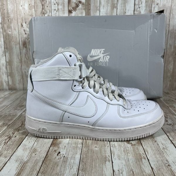 Nike Air Force 1 07 high triple white Mens 10.5 cw2290 111