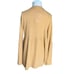 NWT KEEMO Deep V Neck Sexy Camel Babydoll Bell Sleeve Knit Top Size Medium