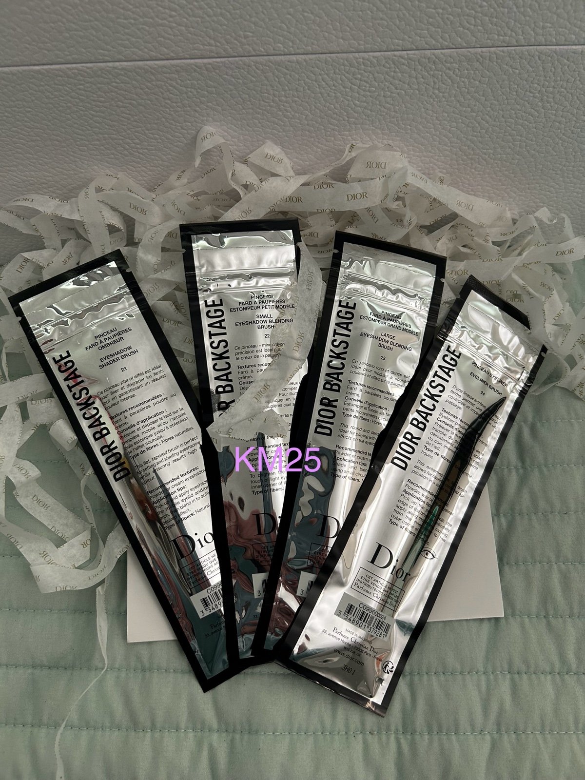 Dior Backstage 4-Piece Brush Set NIB