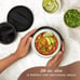 Electric Lunch Box, 20-Ounce Portable Food Warmer, Black Licorice