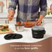 Electric Lunch Box, 20-Ounce Portable Food Warmer, Black Licorice
