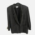 vtg calvin klein Women Black Fully Lined 100.% Wool Blazer Jacket Size 14.