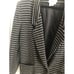 vtg calvin klein Women Black Fully Lined 100.% Wool Blazer Jacket Size 14.