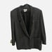 vtg calvin klein Women Black Fully Lined 100.% Wool Blazer Jacket Size 14.
