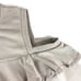 Lush Ruffle Cold Shoulder Zip Up Taupe Sweatshirt Top