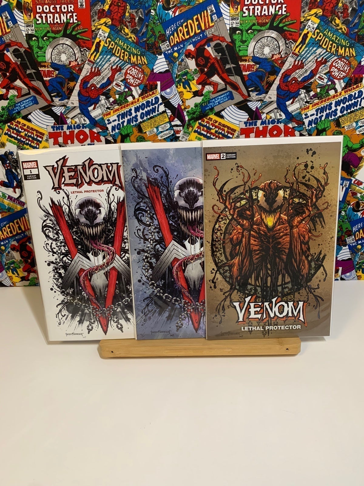 Venom Lethal Protector 3 Pack • Tyler Kirkham Variants • Illuminati Comics