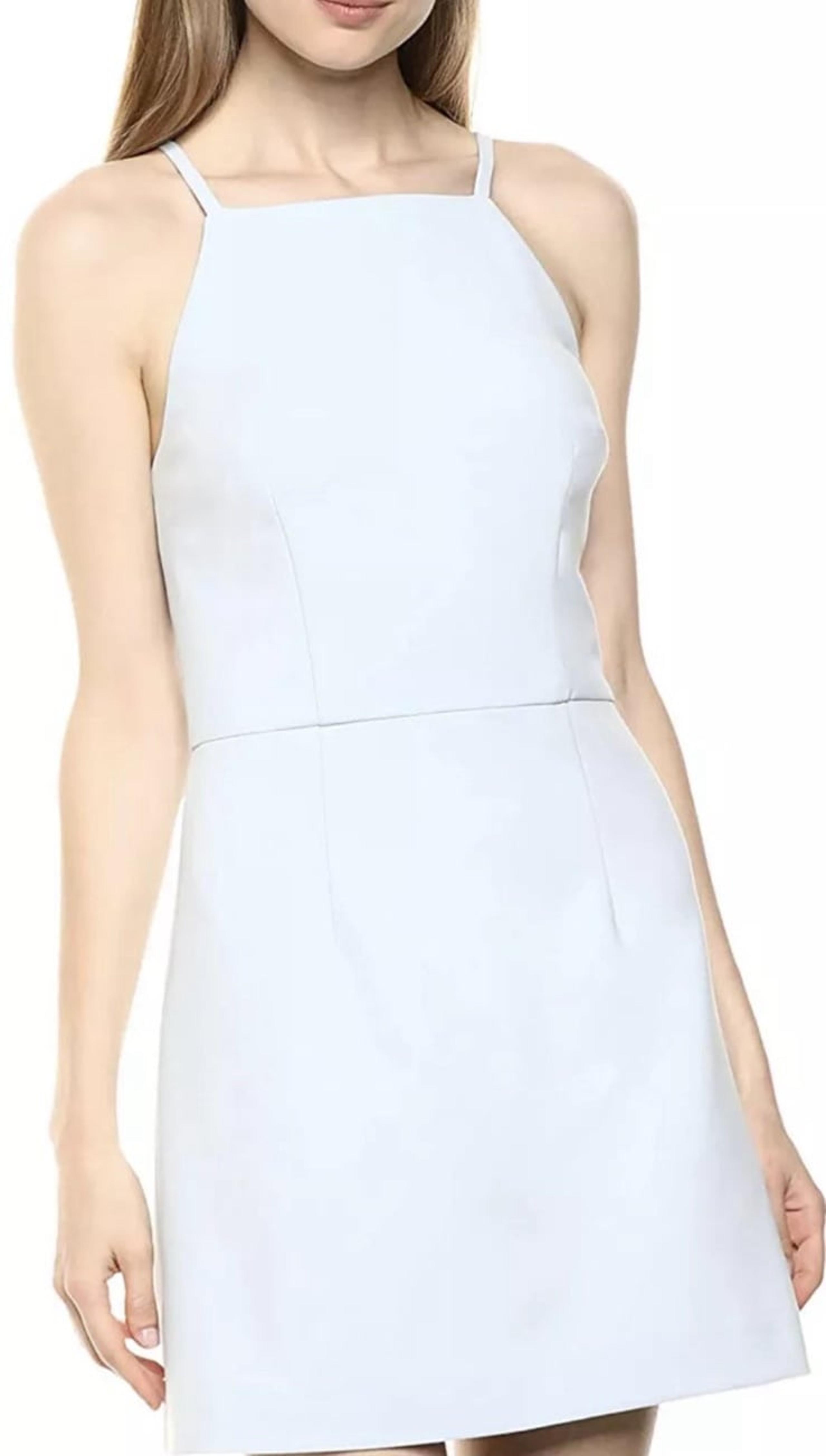 French Connection Summer Whisper Light Blue Mini Dress - 10