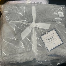 Pottery Barn Pintuck Plush Throw