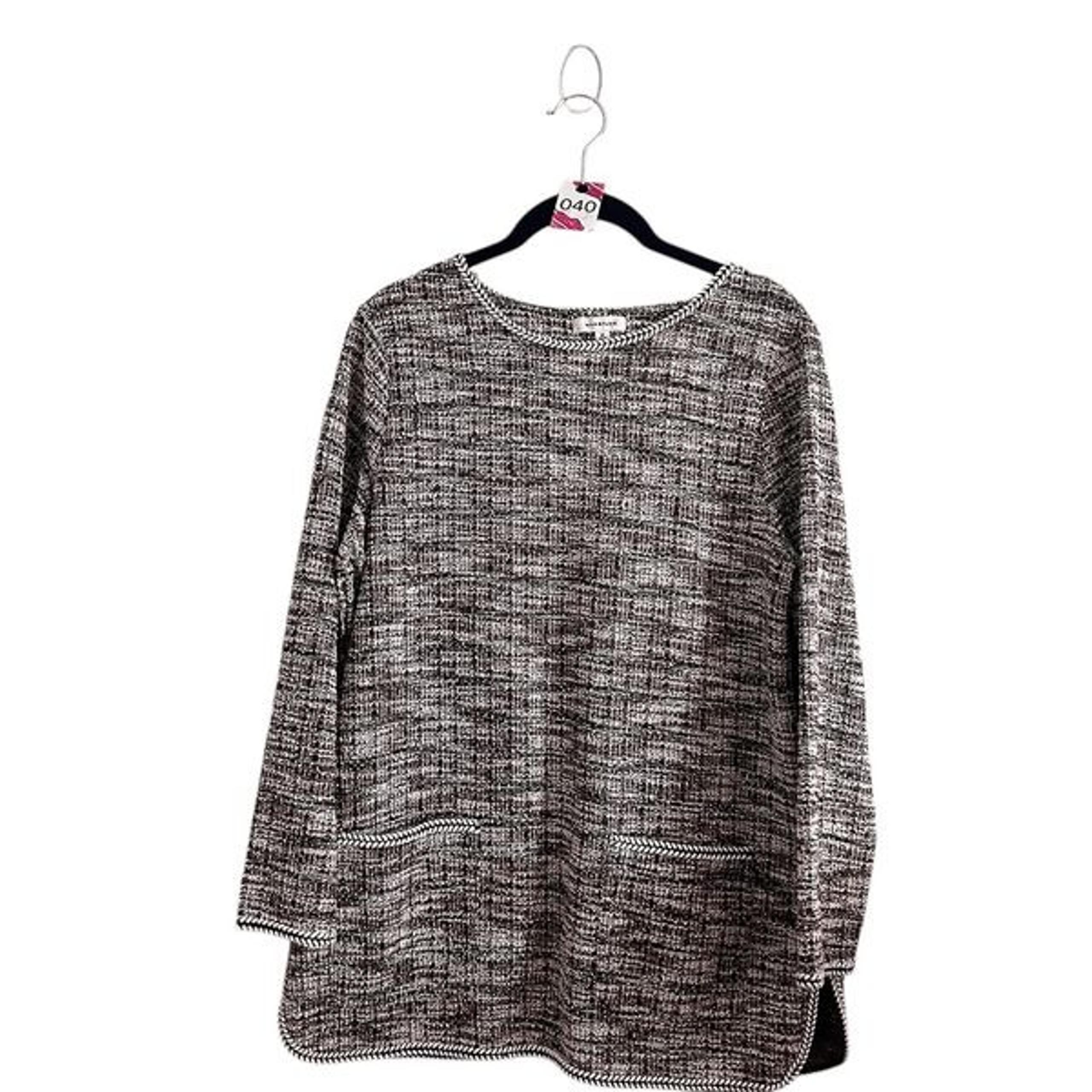 Max Studio Womens Tunic Top Medium Textured Pullover