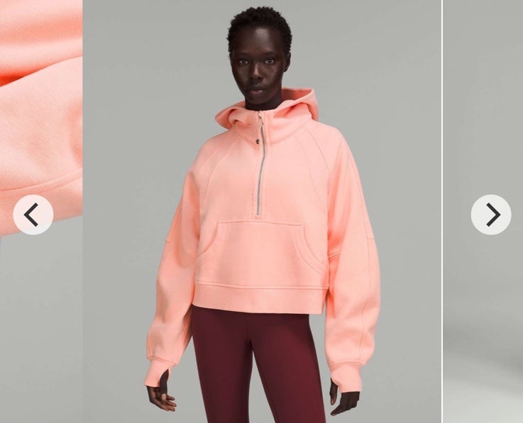LULULEMON DEW PINK SCUBA M/L NWT