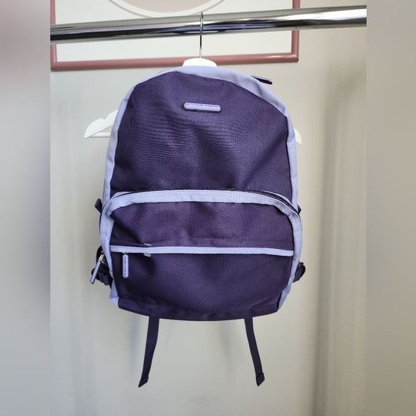 United Colors of Benetton Canvas Purple Backpack