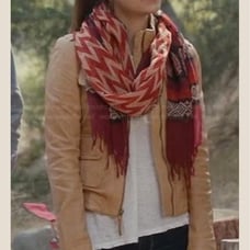 Lucky Brand Leather Jacket deep Red
