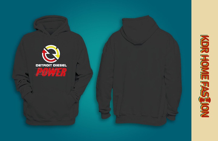Detroit Diesel Power Logo Apparel - Made In Usa