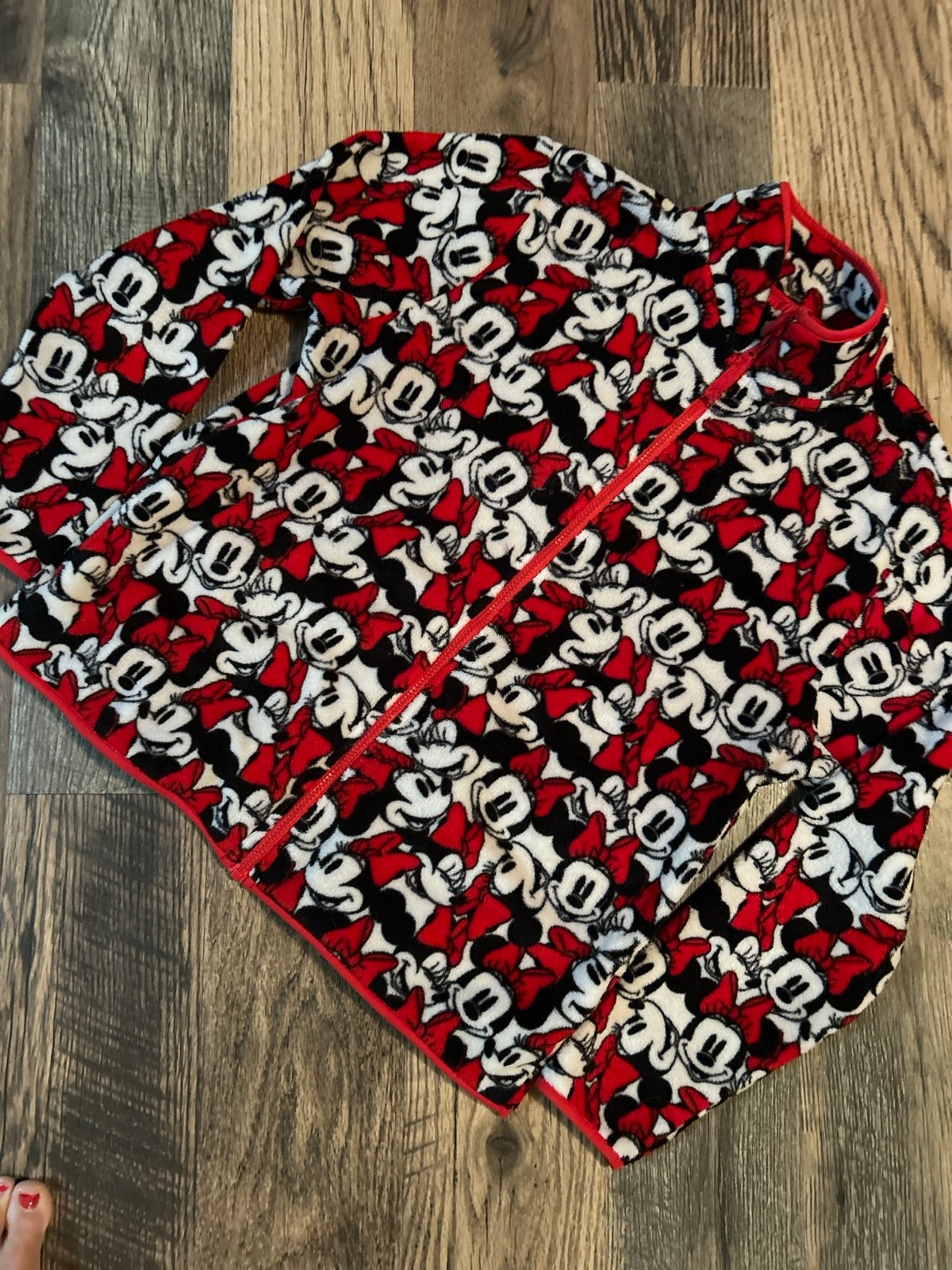 Minnie mouse cheap fleece jacket