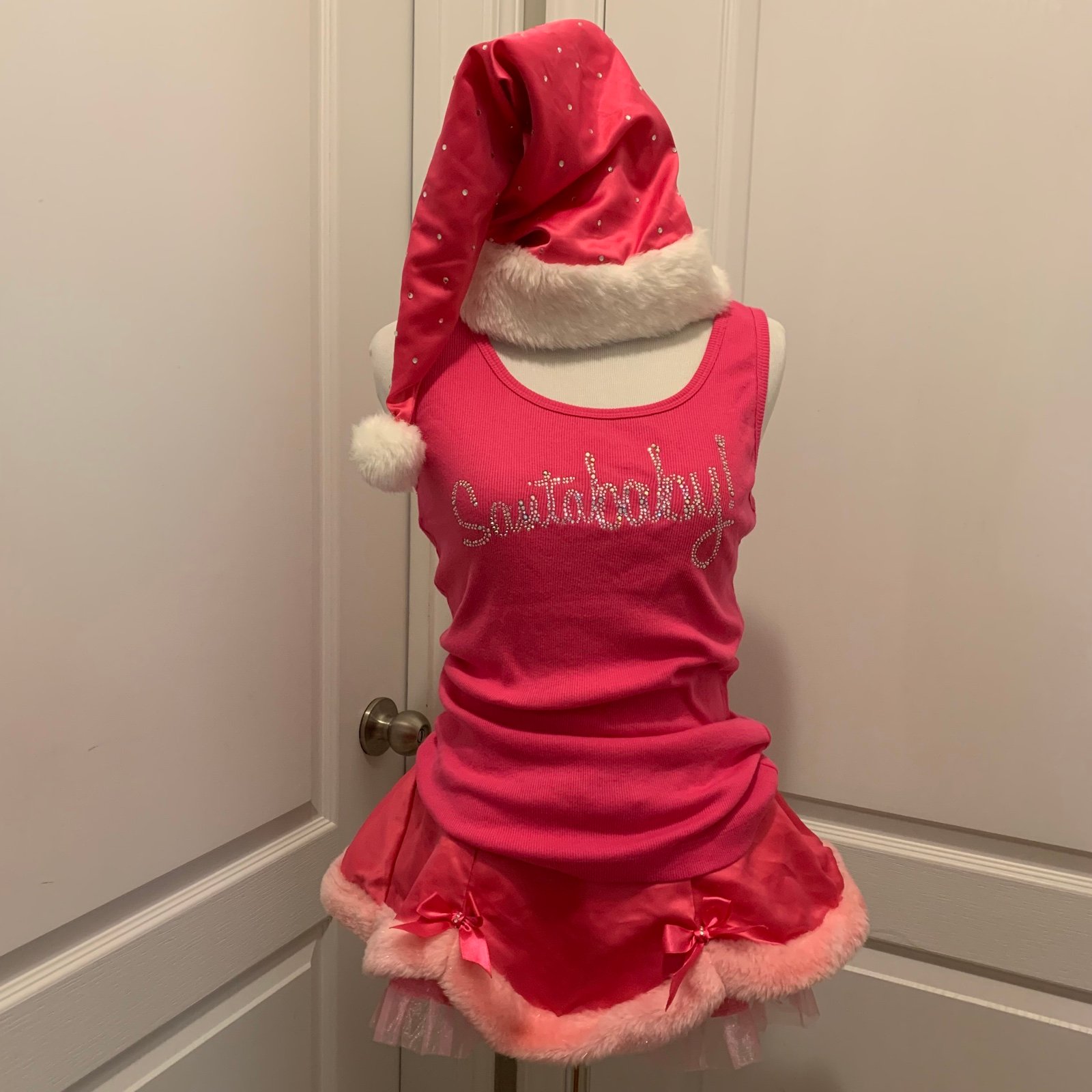 VS Vintage Sexy Little Things Santa Baby Costume Set