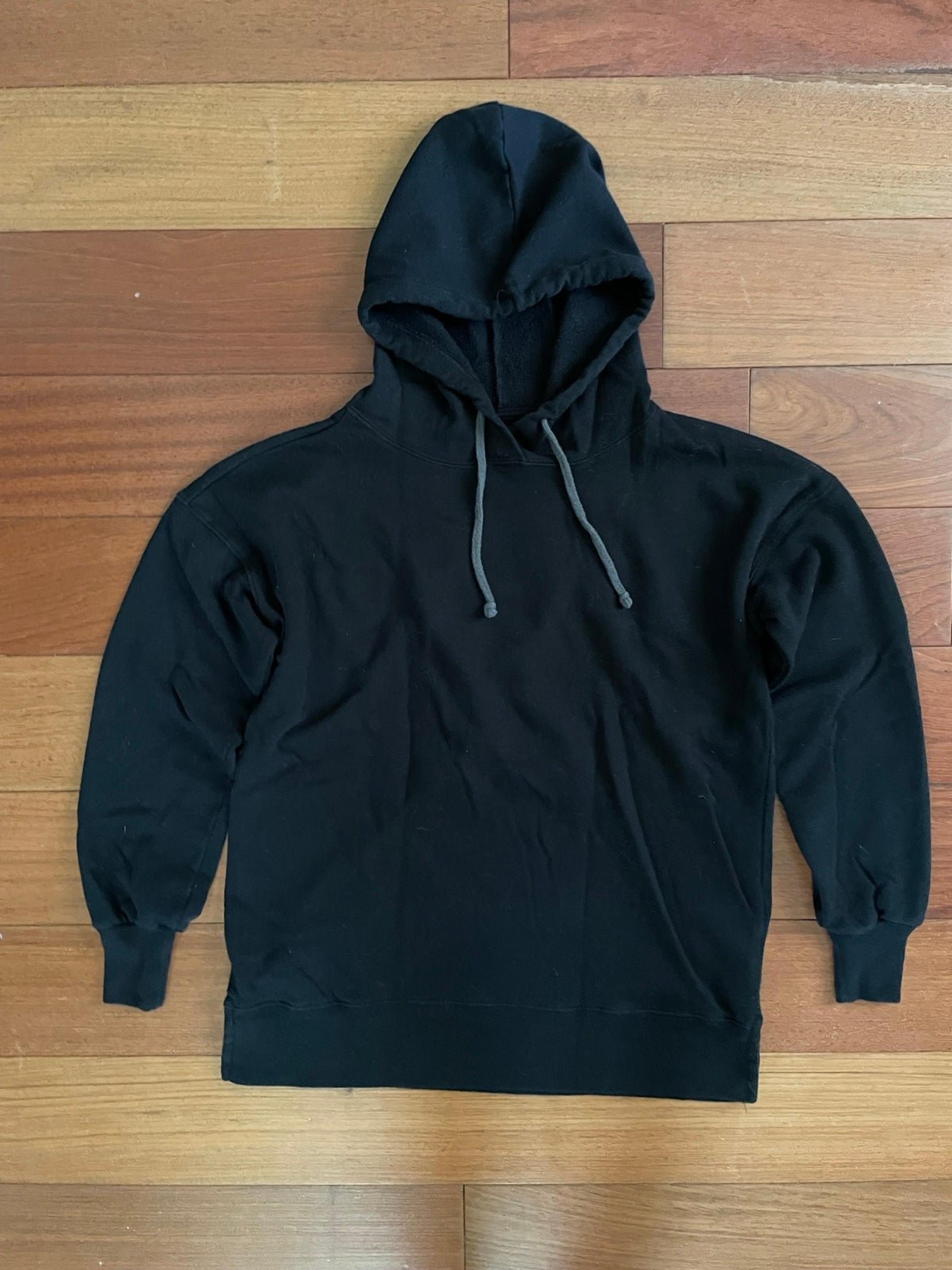 Black hoodie women’s juniors kangaroo pocket hooded hood xs xsmall teen girl