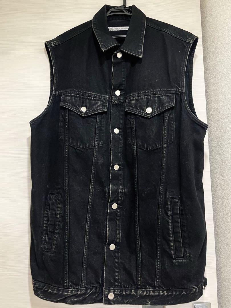 JOHN LAWRENCE SULLIVAN Black Denim Vest