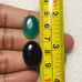 Onyx Oval Shape Cabochon-2Pc Lot-ONX-2-05