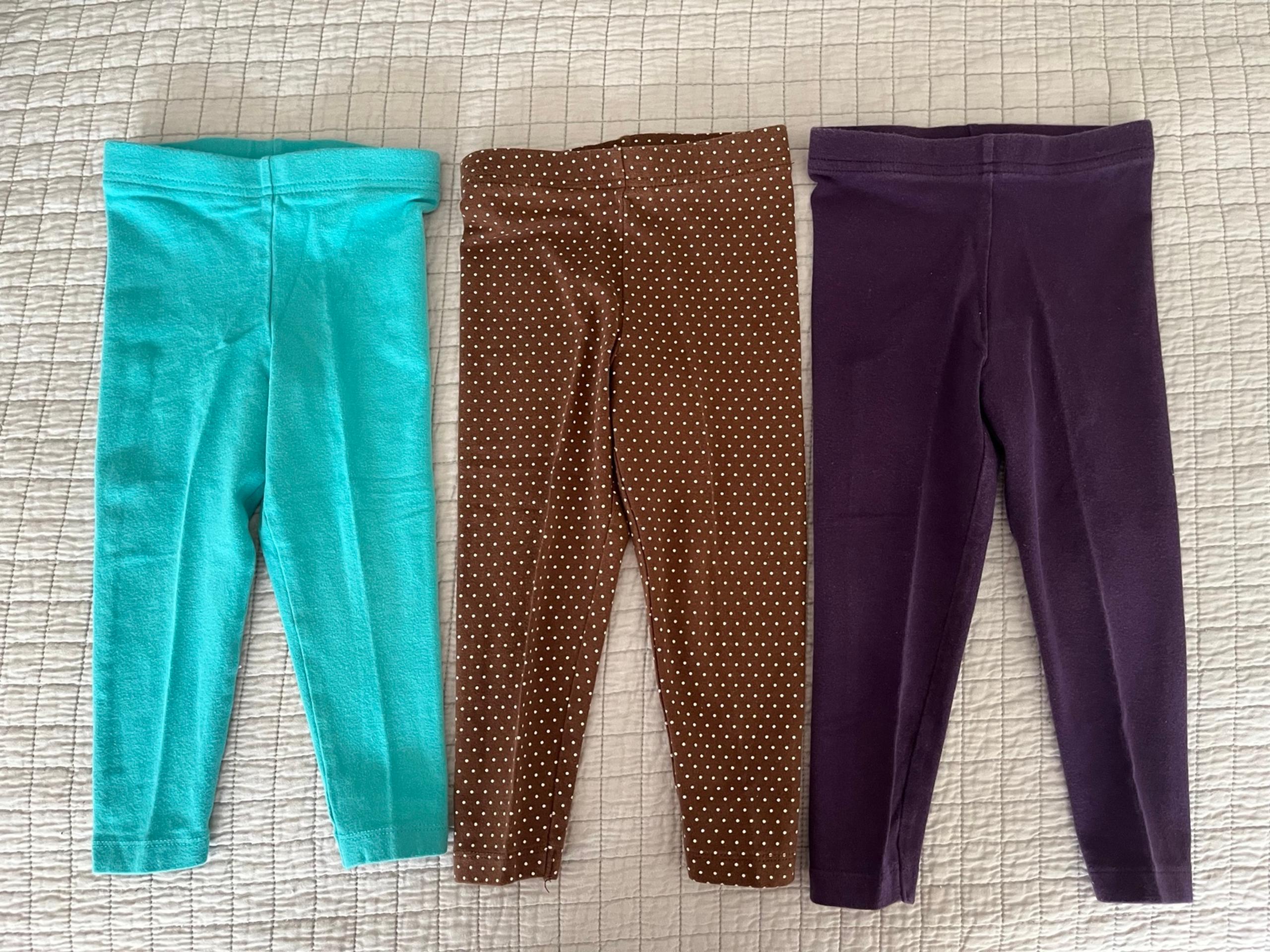 Carter's 2T Girls 3 Pairs of Leggings