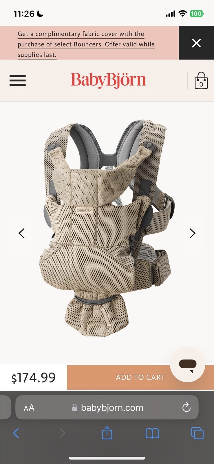 BABYBJÖRN BABY CARRIER FREE