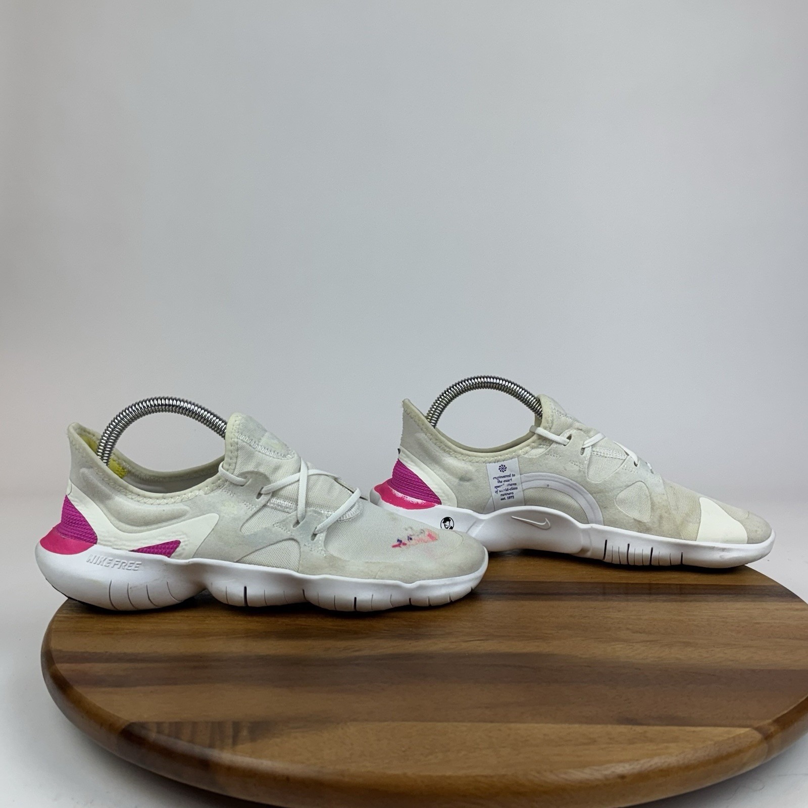 Womens Nike Free RN 5.0 JDI Laser Fuchsia Athletic Running Sneakers Size 8.5 M